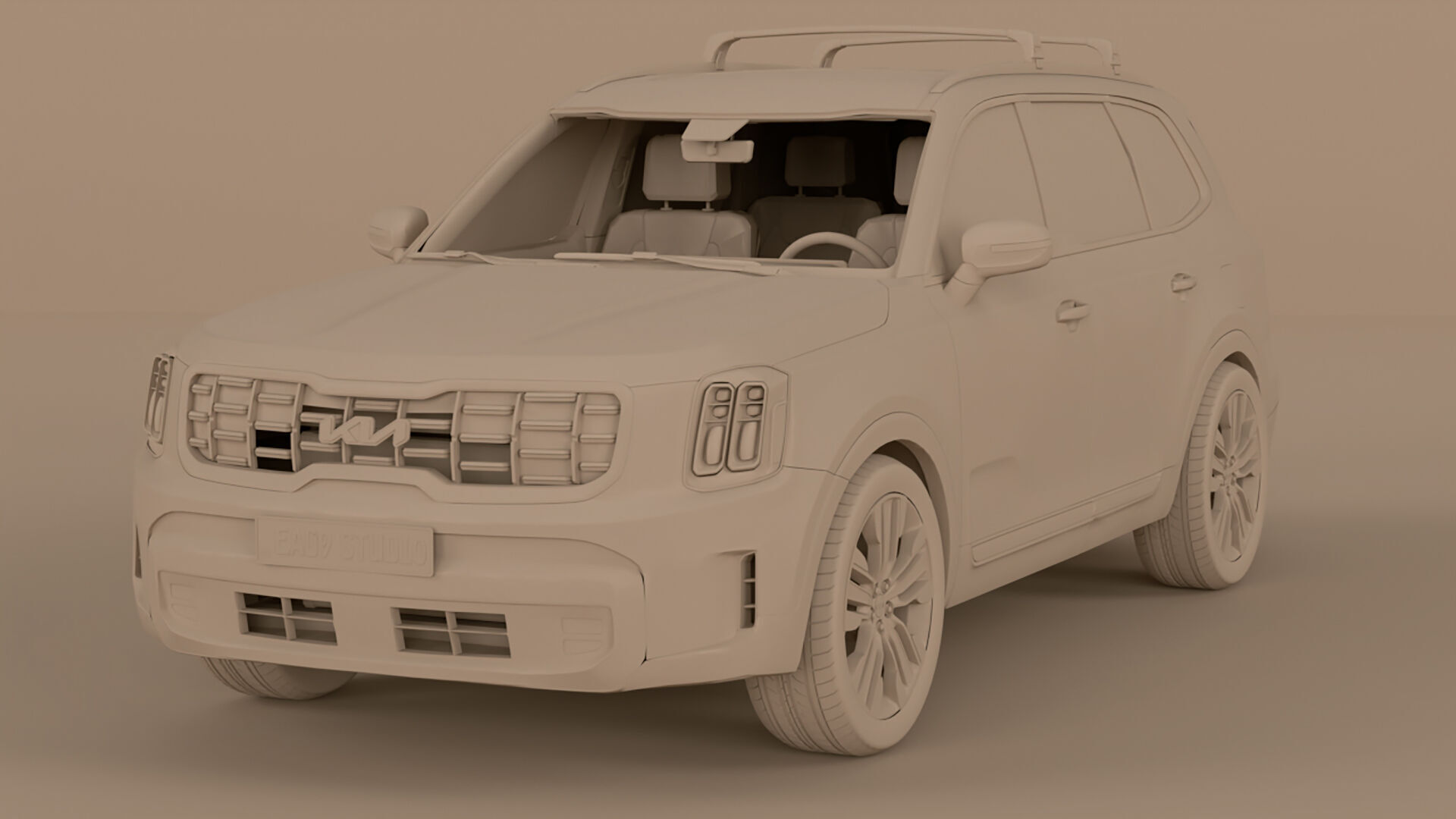 2025 Kia Telluride S 3D model_12