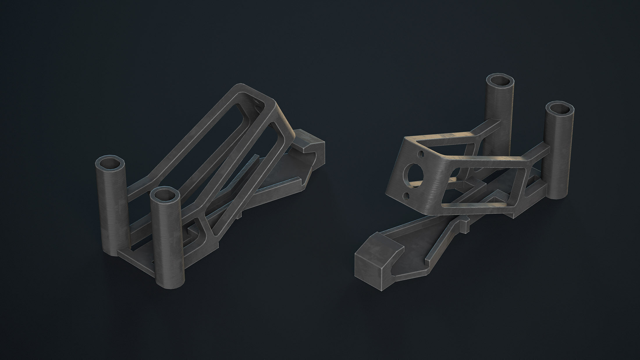 FPV Drone Parts Set Vol 1  Low-poly 3D model_19