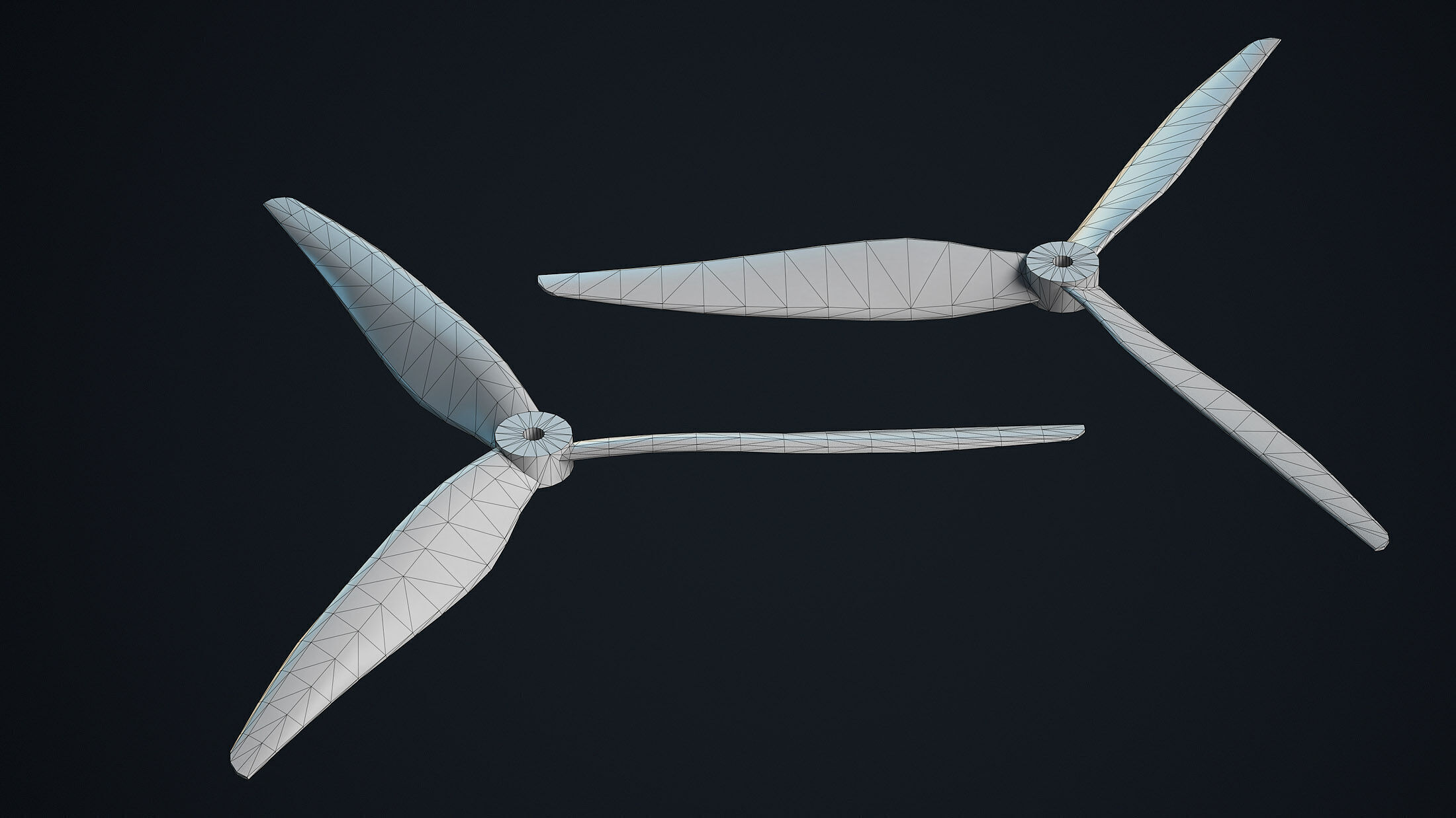 FPV Drone Parts Set Vol 1  Low-poly 3D model_18