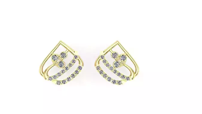 diamond stud earrings