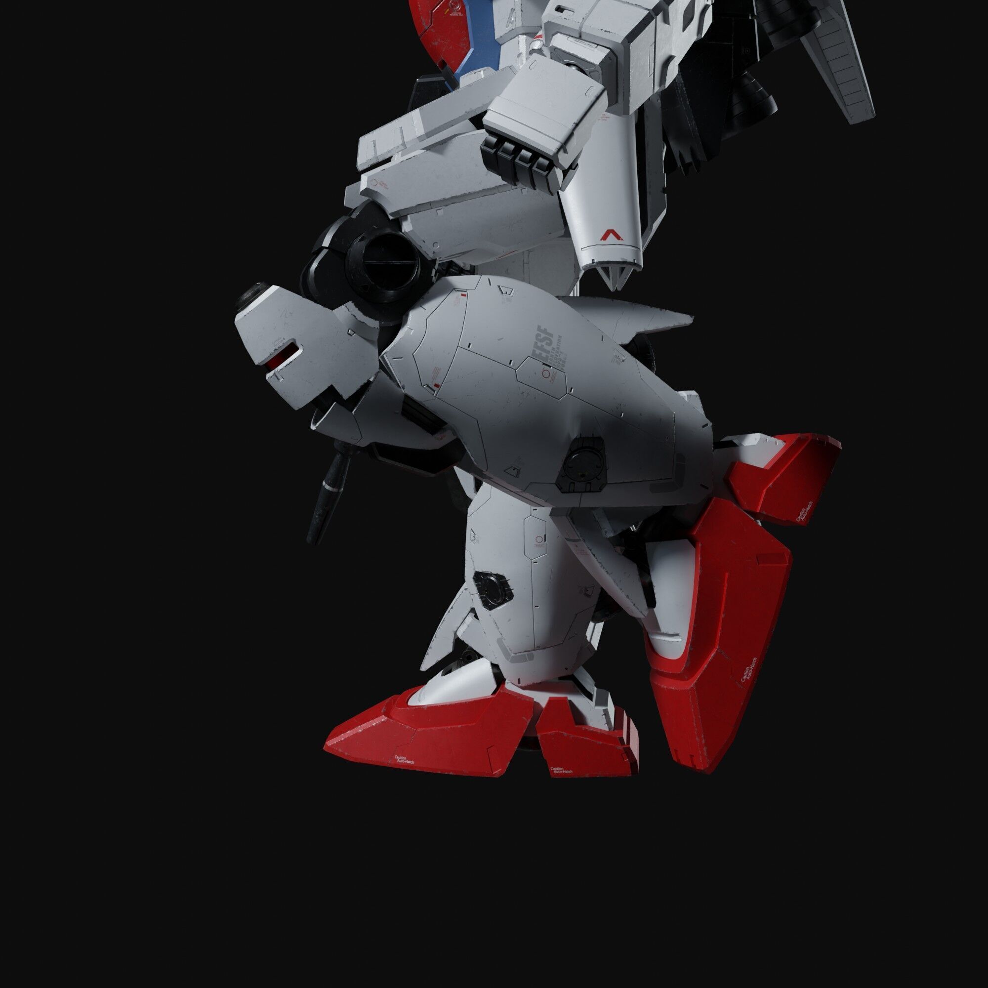 Gundam RX-78 GP01Fb weathering style 3D model_12
