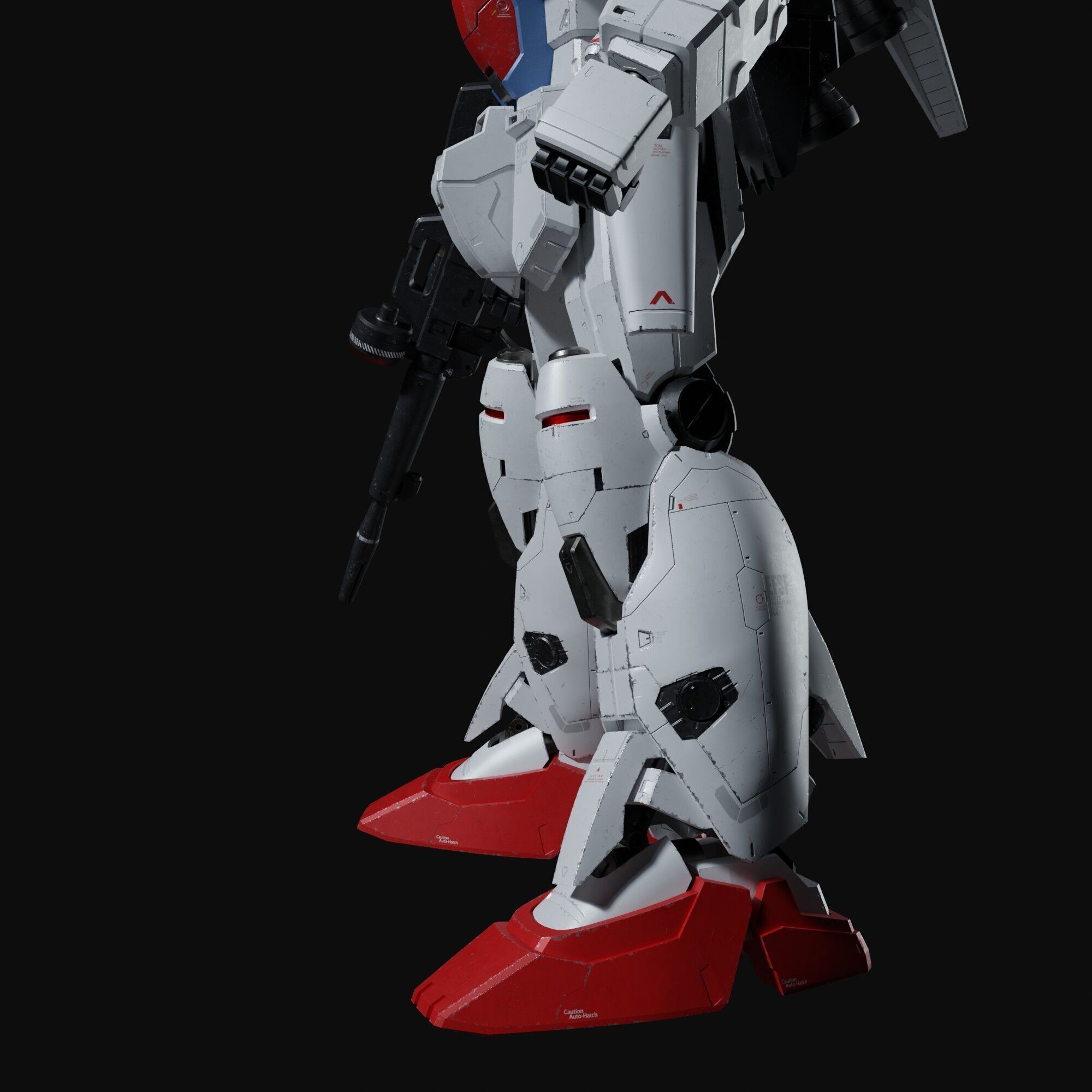 Gundam RX-78 GP01Fb weathering style 3D model_11