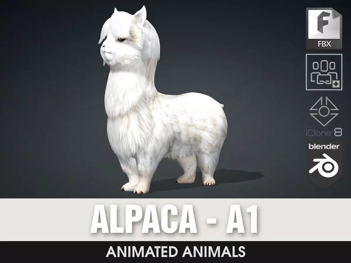 Alpaca-A1 3D model_0