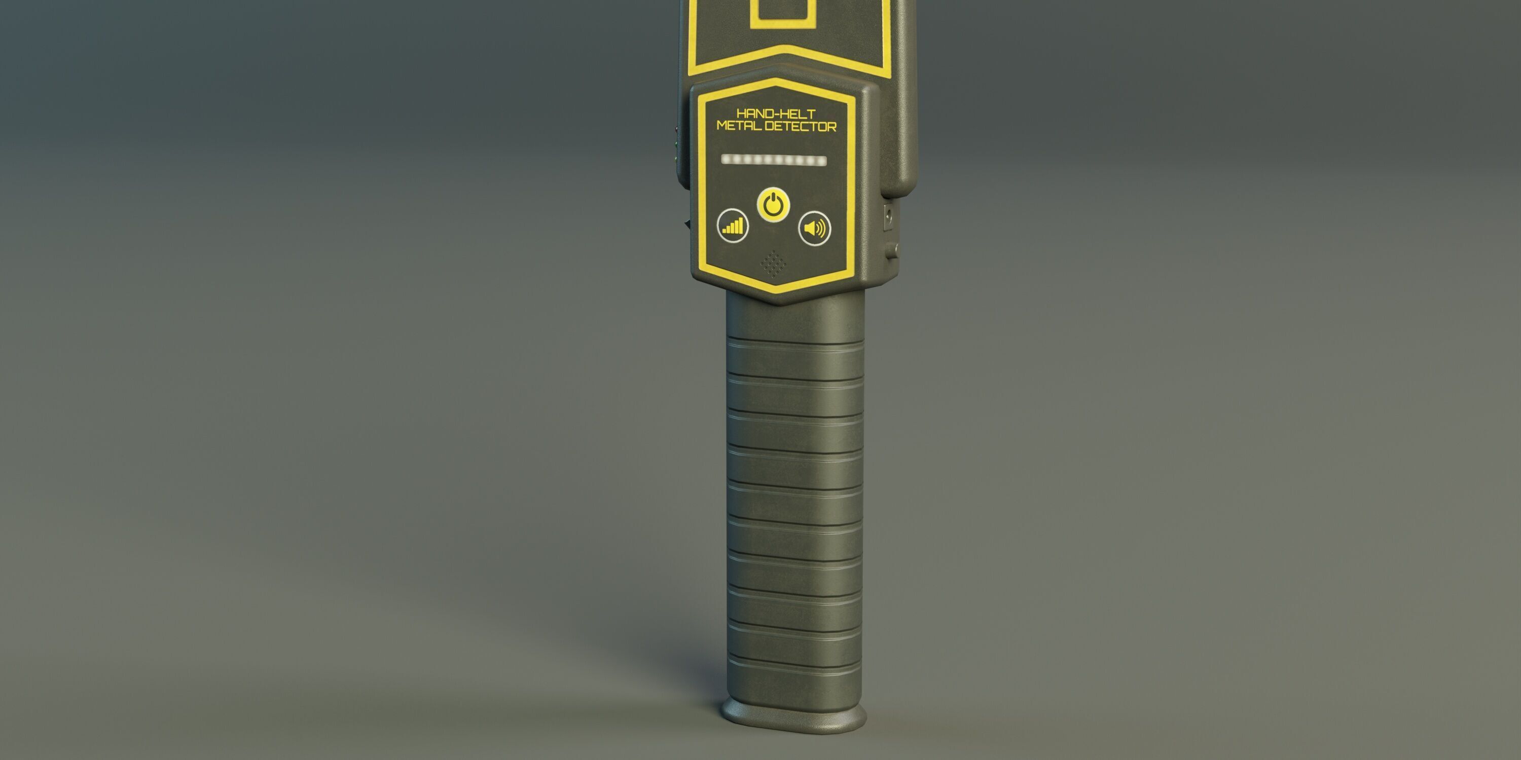 Handheld Metal Detector PBR Low-poly 3D model_4