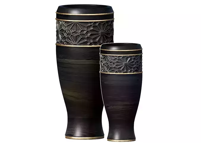 Oriental Luxury Decorative garden Floor Vase Urn Pot Arabic