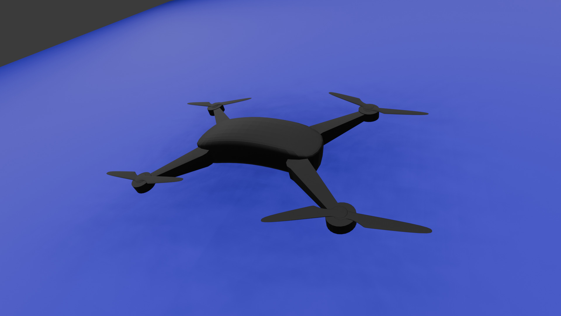 Drone2 Low-poly 3D model_6