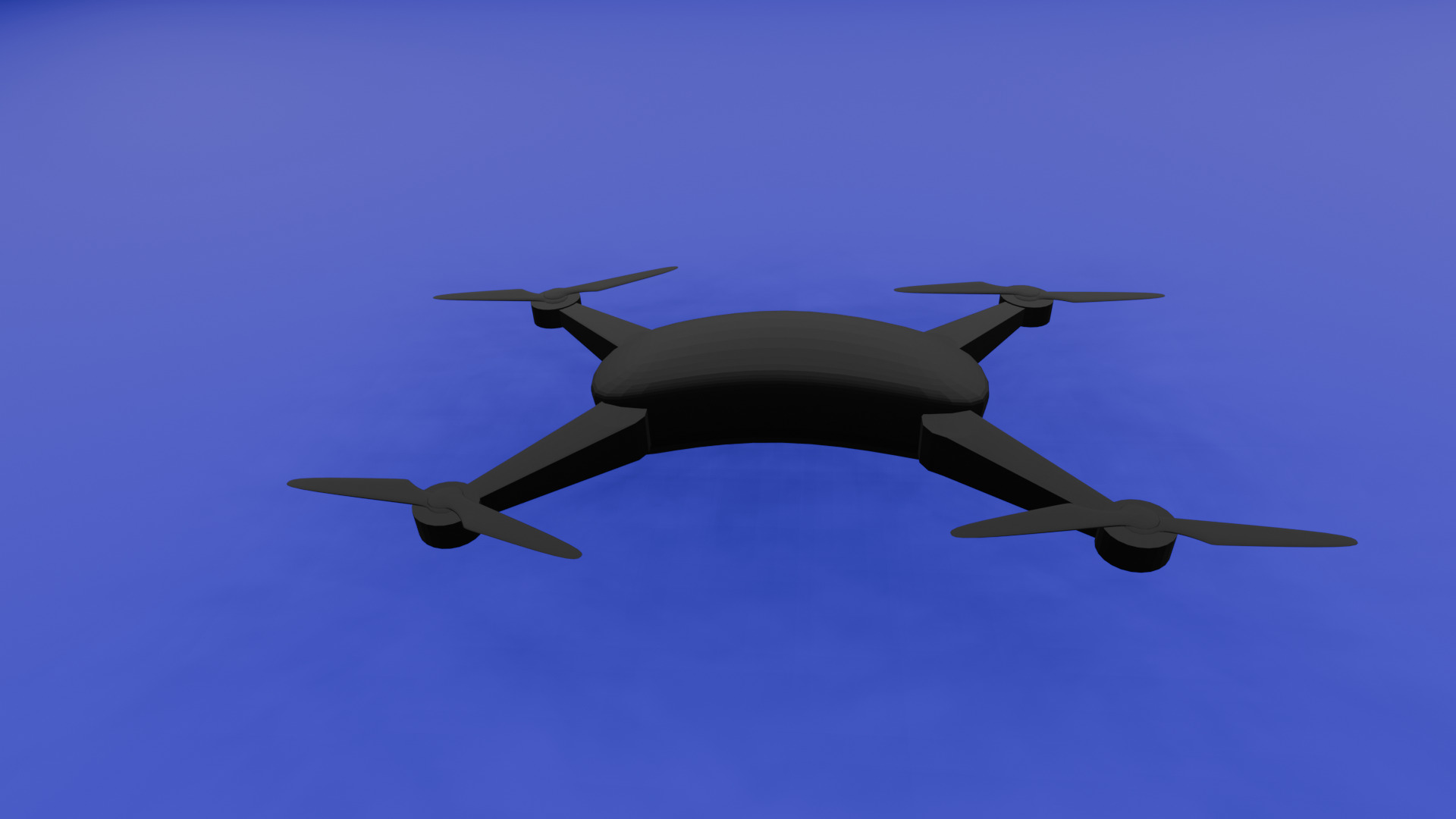 Drone2 Low-poly 3D model_2