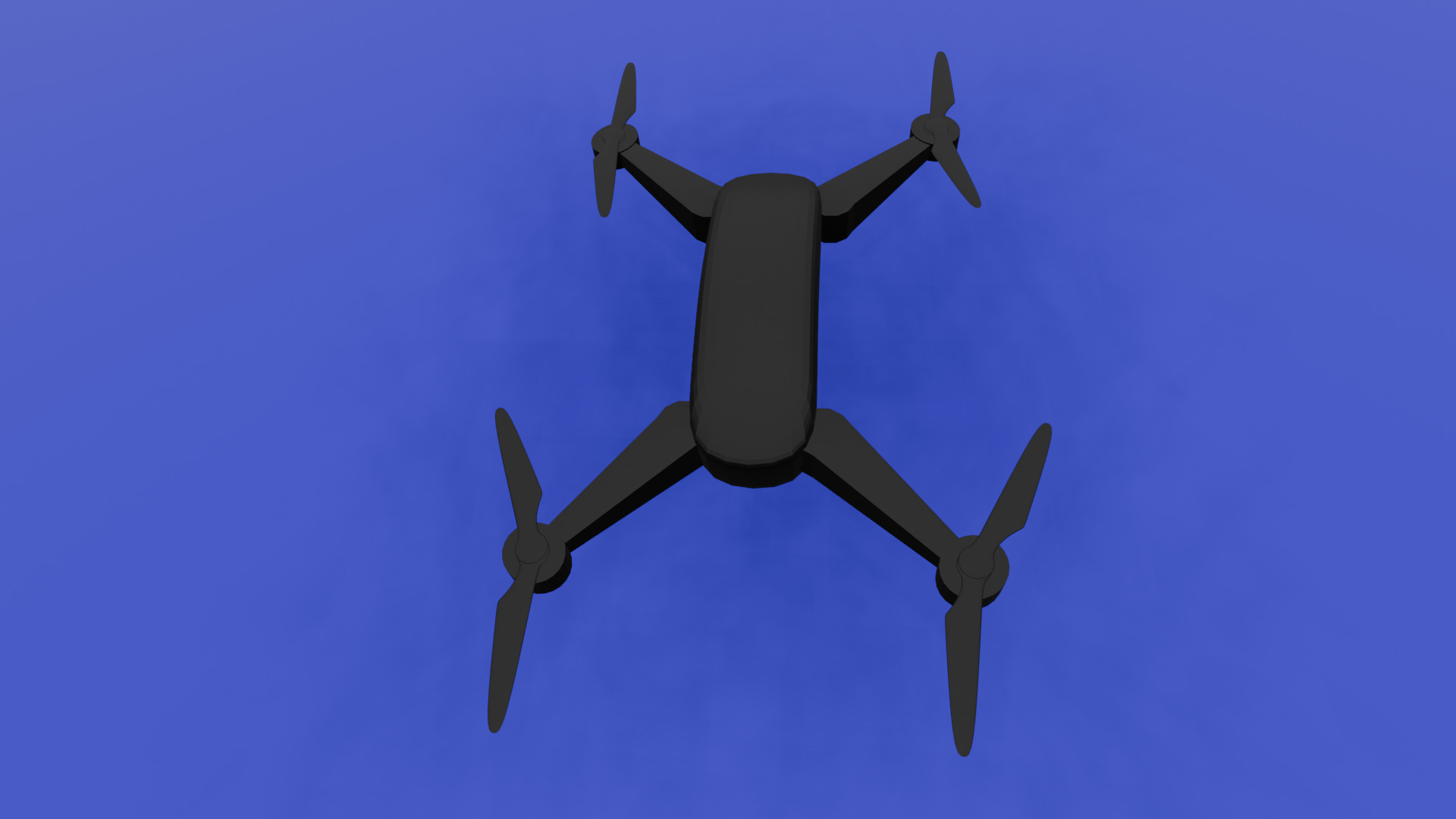 Drone2 Low-poly 3D model_5