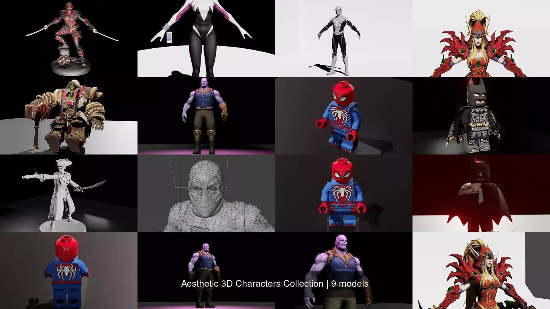 Aesthetic 3D Characters Collection _0