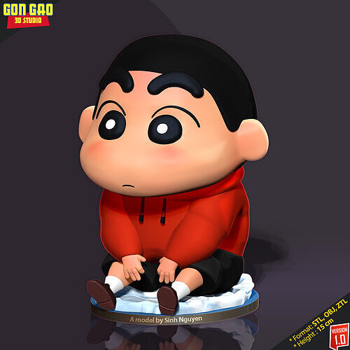 Shinnosuke Nohara 3D print model