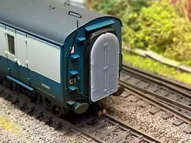 OO MK1 Coach End Door Blanks BR 3D print model