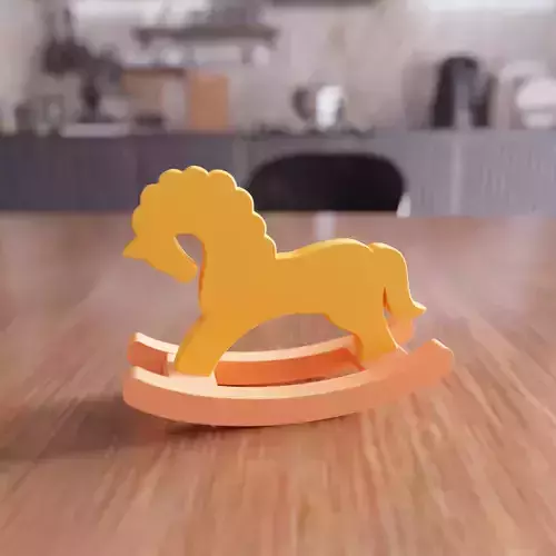 Rocking Horse Toy - 414 3D print model