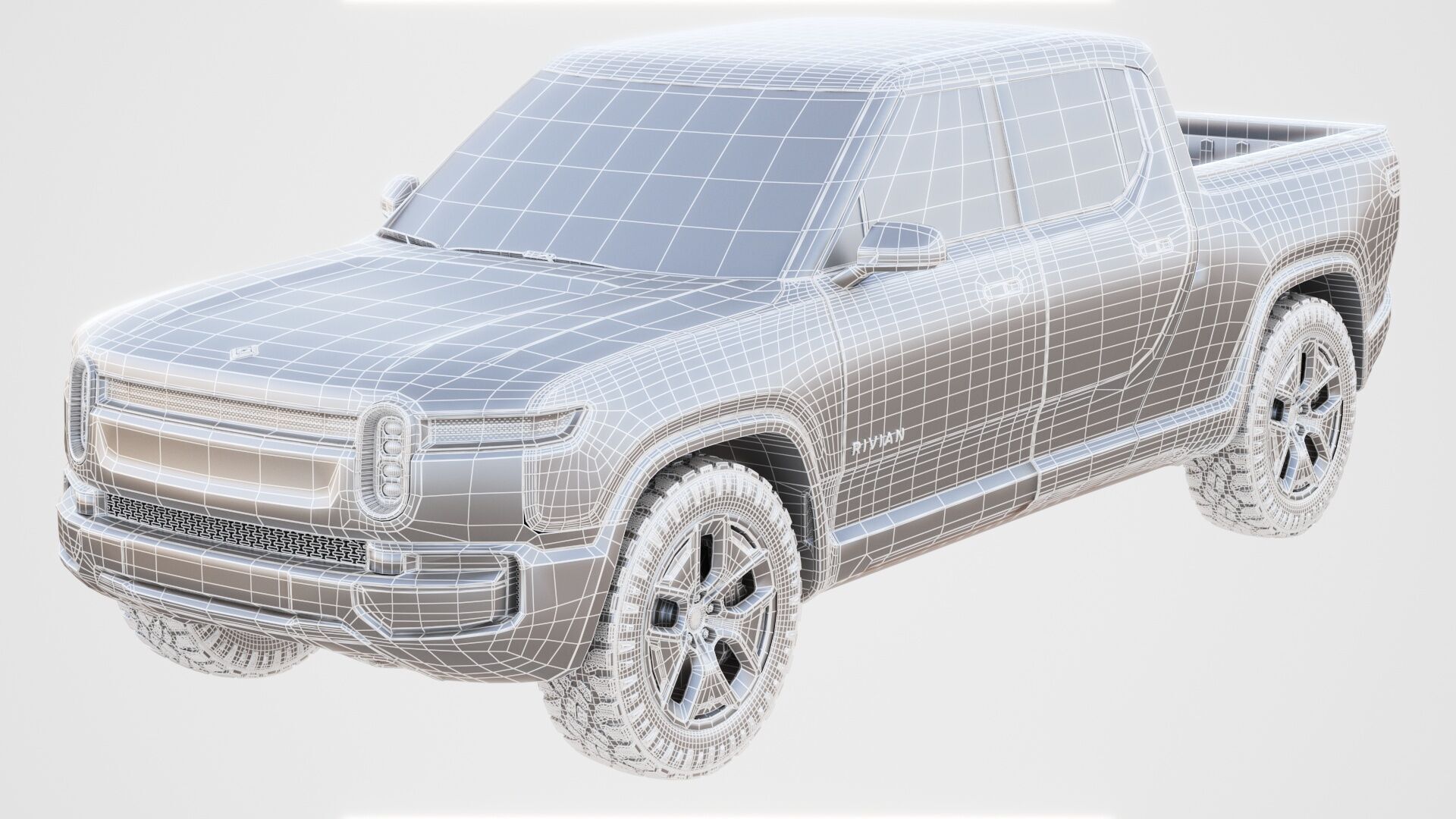 R1T Electric Pick-up 3D model_13