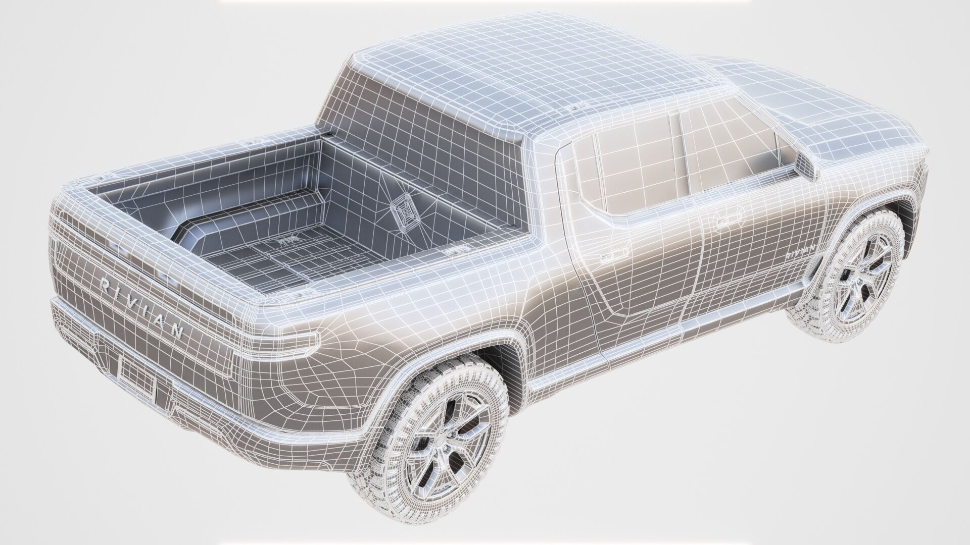 R1T Electric Pick-up 3D model_14