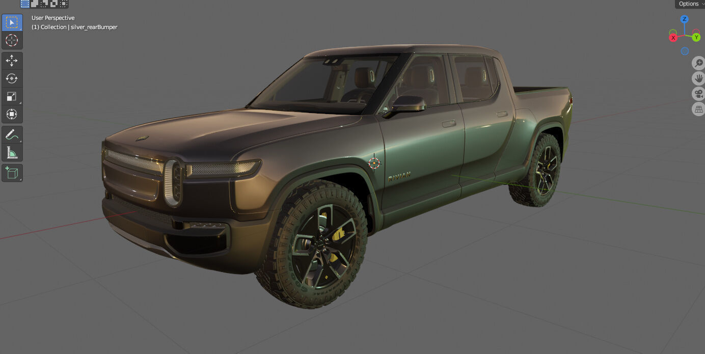 R1T Electric Pick-up 3D model_15