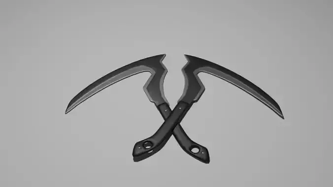 Sickles A01 Low-poly 3D model
