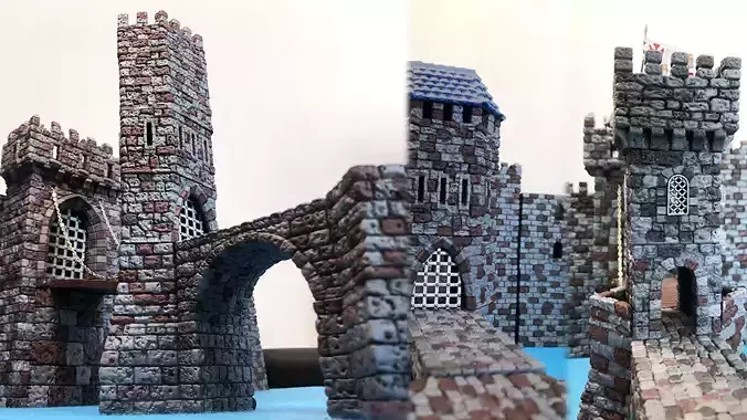 Castle builder - Medieval Bridges 3D print model
