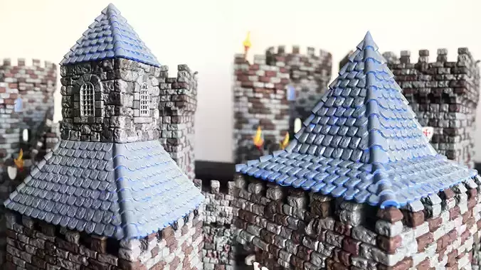 Castle builder - roofs 3D print model