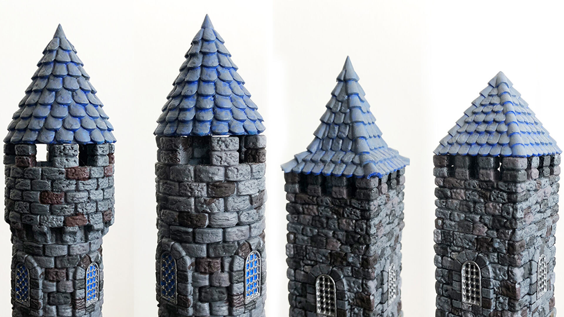 Castle builder - roofs 3D print model_2