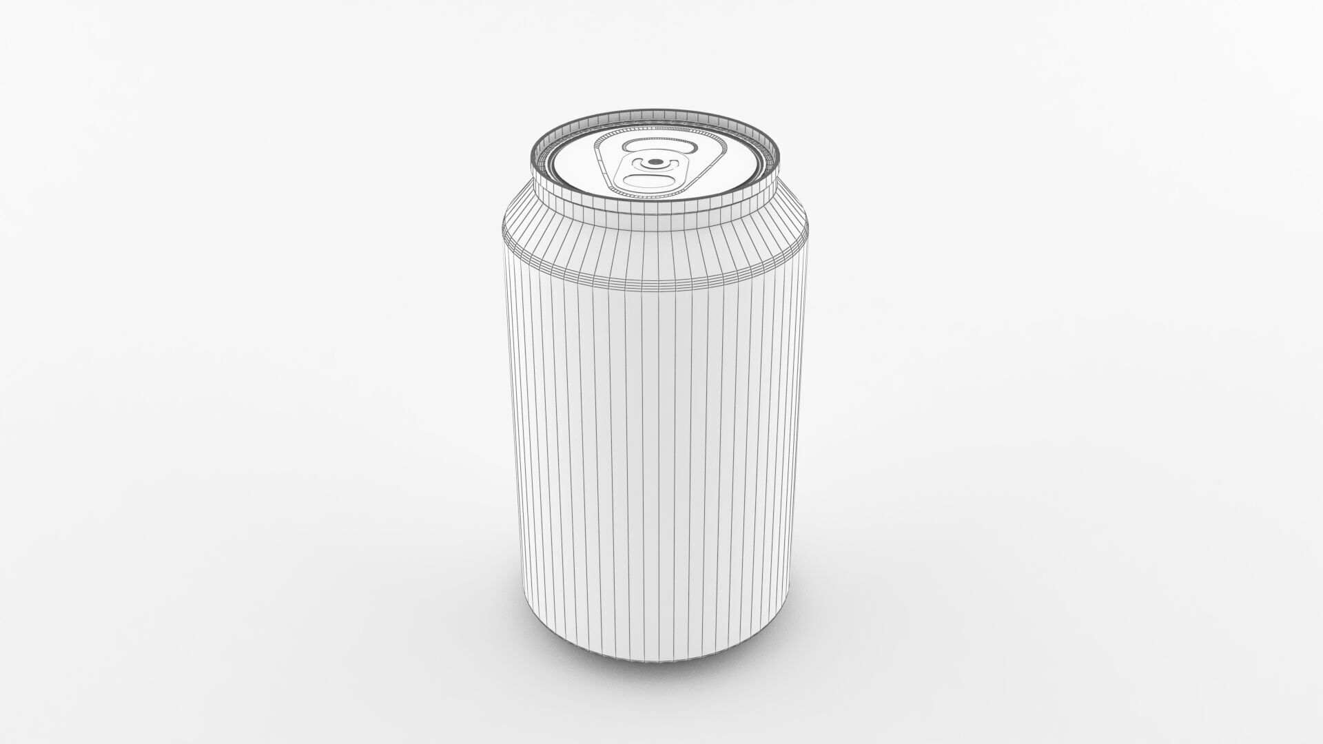 Lipton ice tea can 330 ml can 3D model_5