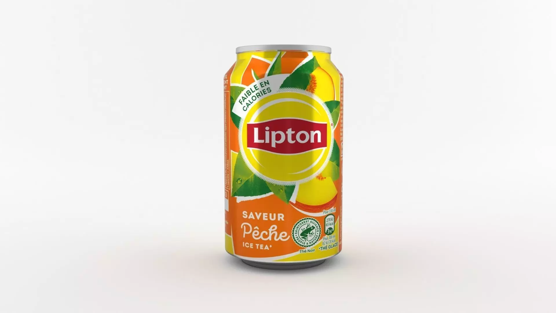 Lipton ice tea can 330 ml can 3D model_0