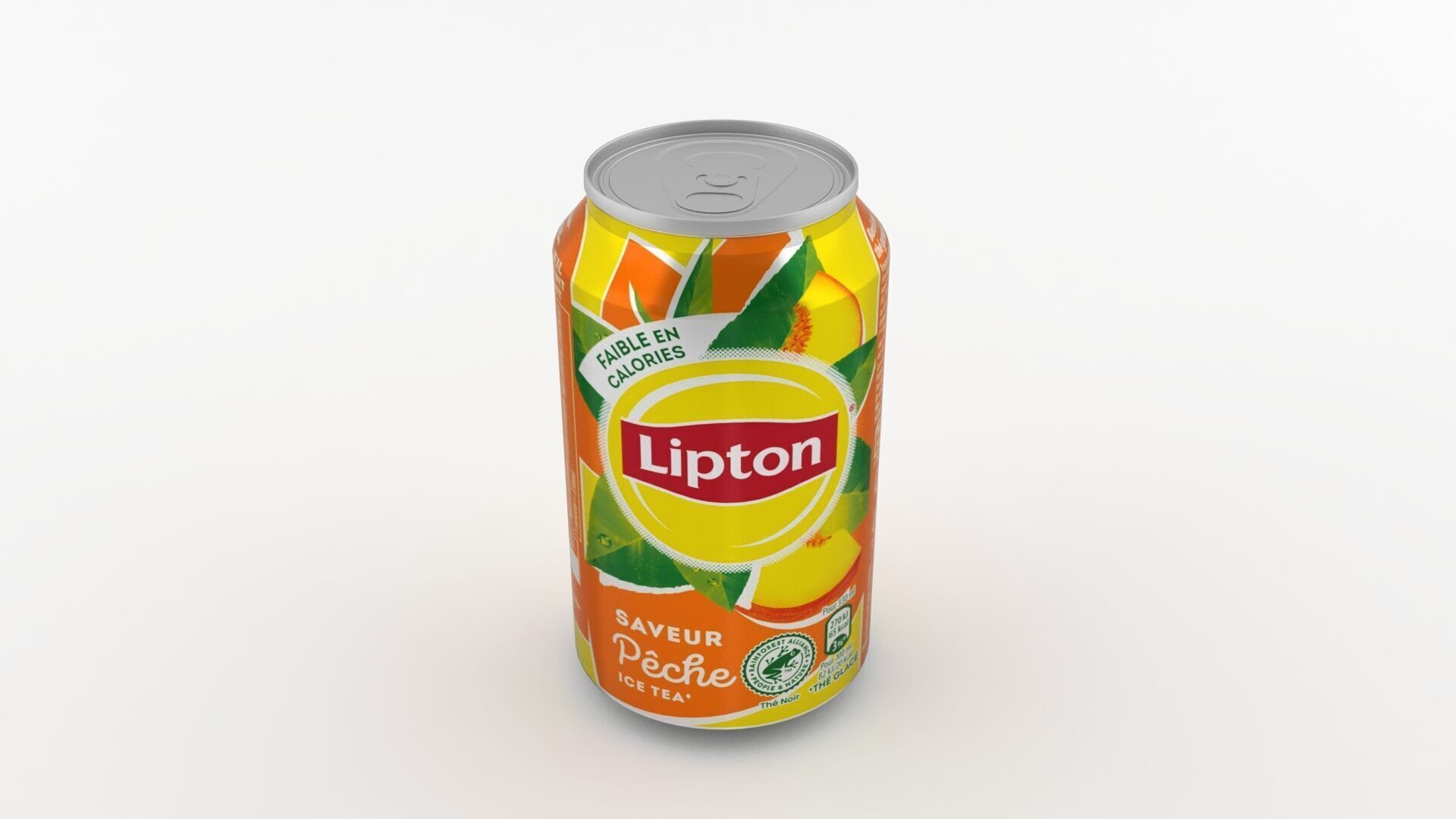 Lipton ice tea can 330 ml can 3D model_1