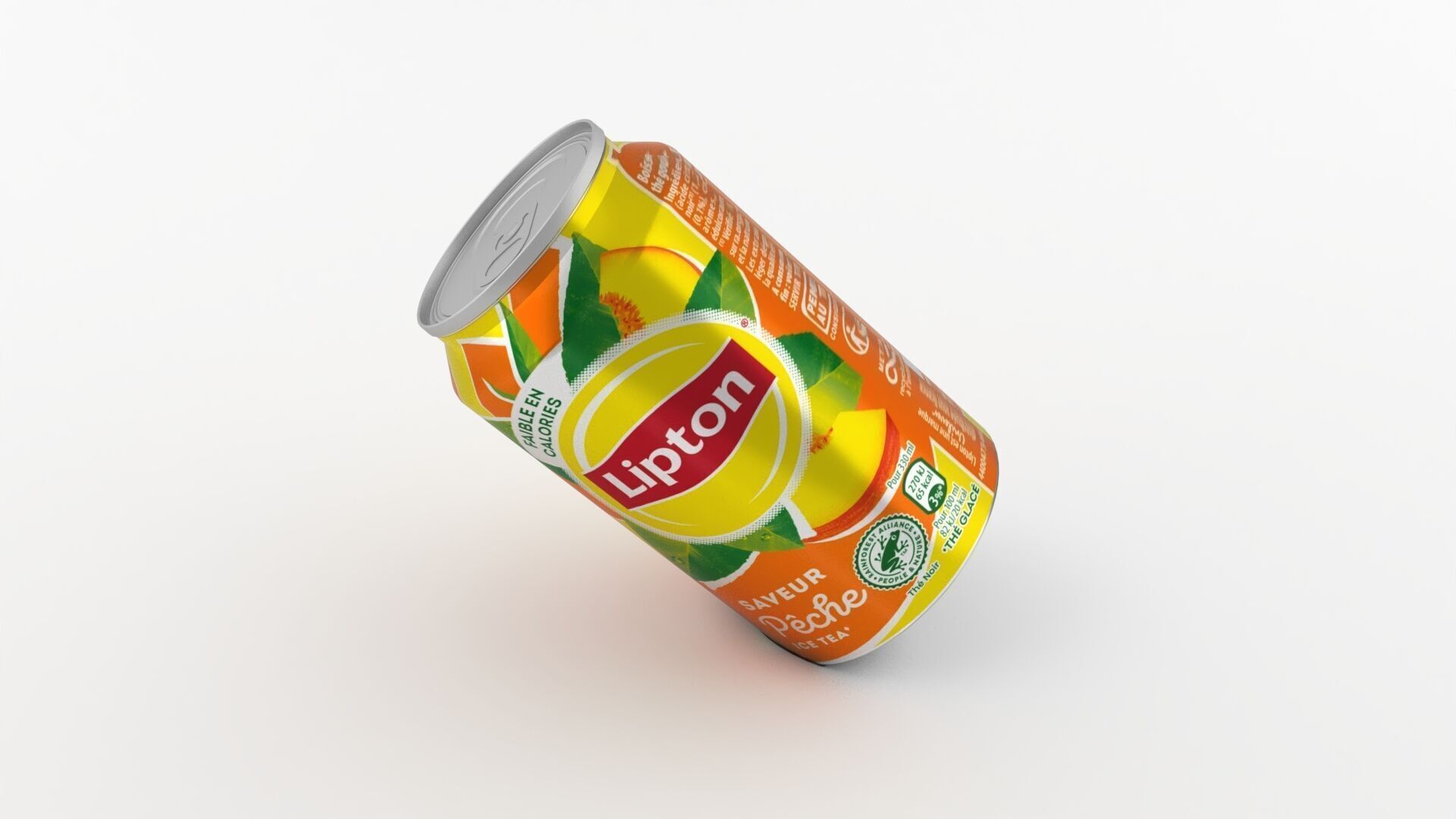 Lipton ice tea can 330 ml can 3D model_2