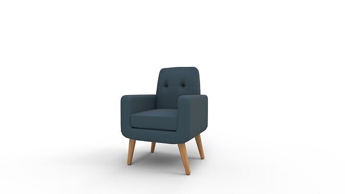 Valeria Arm chair 3D model 3