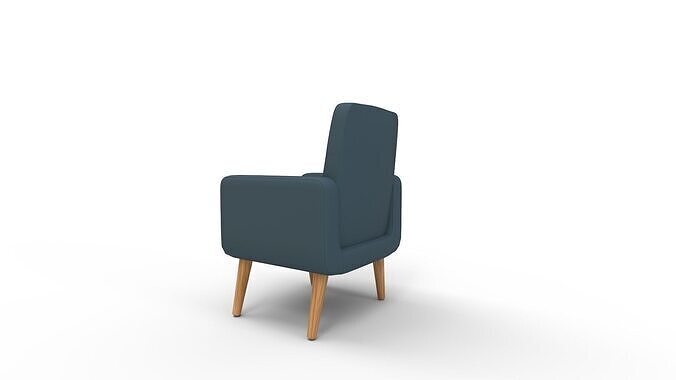 Valeria Arm chair 3D model 5