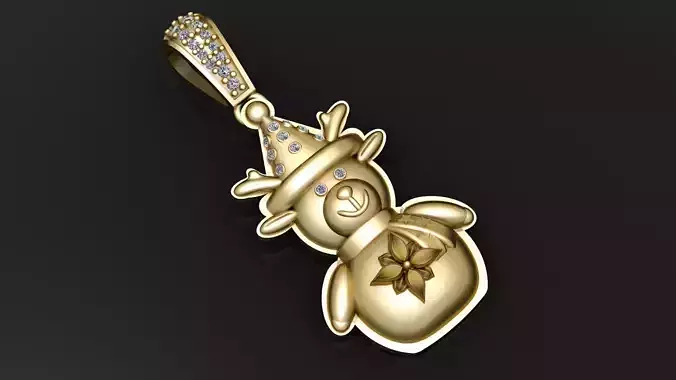 SMALL MINI PENDANT 3D PRINTABLE MODEL 