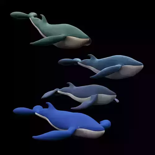 Whale soft toy