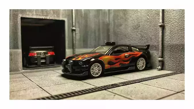 Custom Hotwheels Razor  Mustang Kit