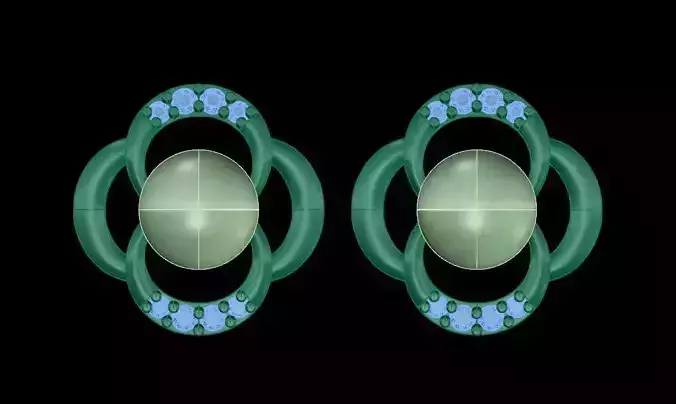 pearl stud for laides 