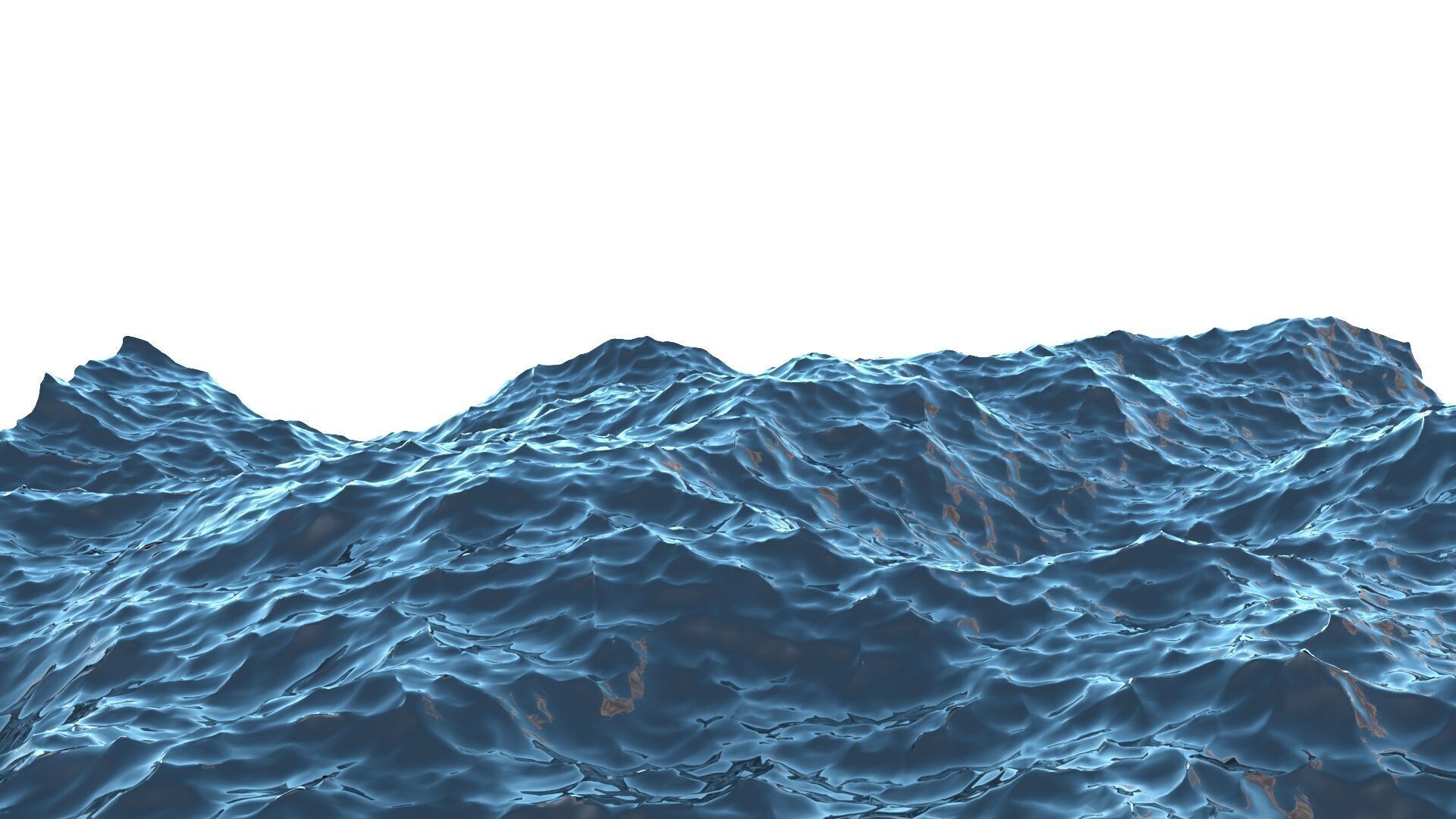 Humpback Whale Is Jumping and Breaching In The Ocean 3D model_5