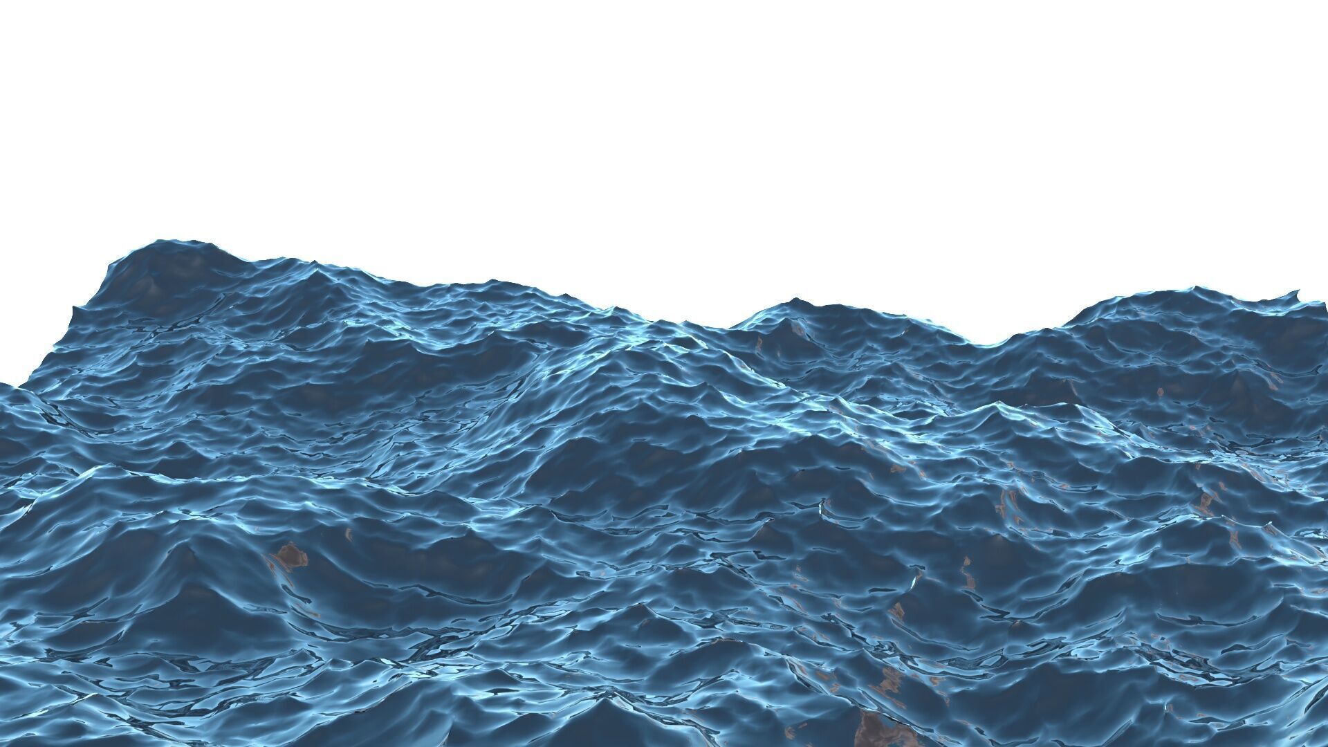 Humpback Whale Is Jumping and Breaching In The Ocean 3D model_6