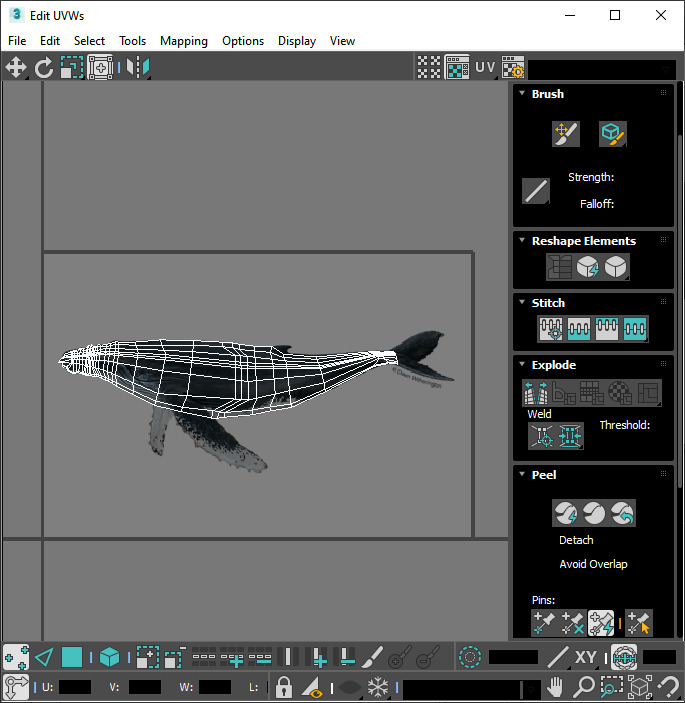 Humpback Whale Is Jumping and Breaching In The Ocean 3D model_16