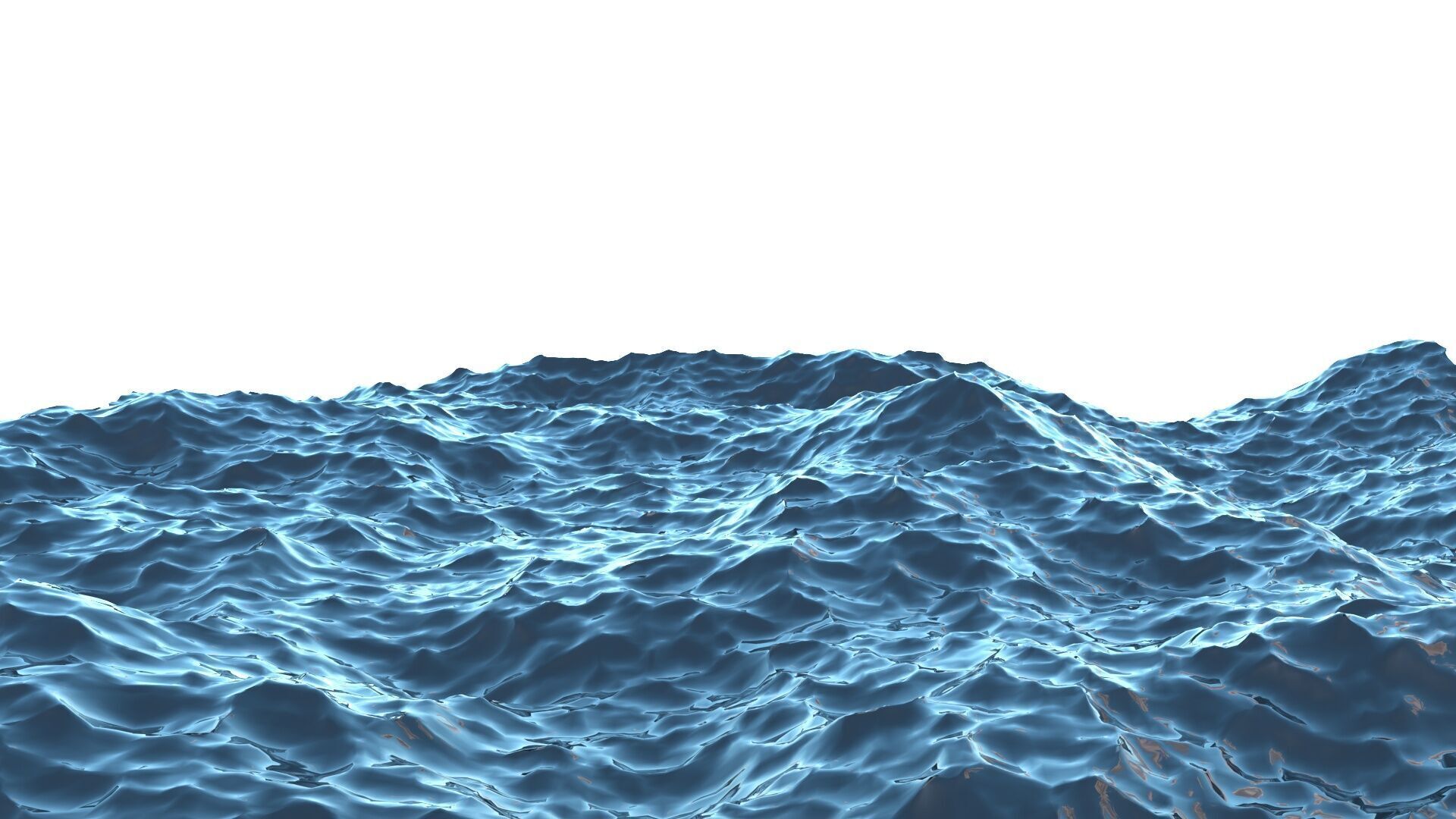 Humpback Whale Is Jumping and Breaching In The Ocean 3D model_1