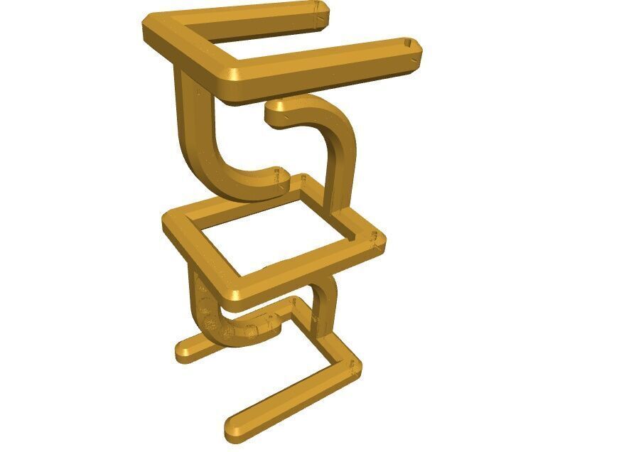 Tensegrity Tower 3D print model_7