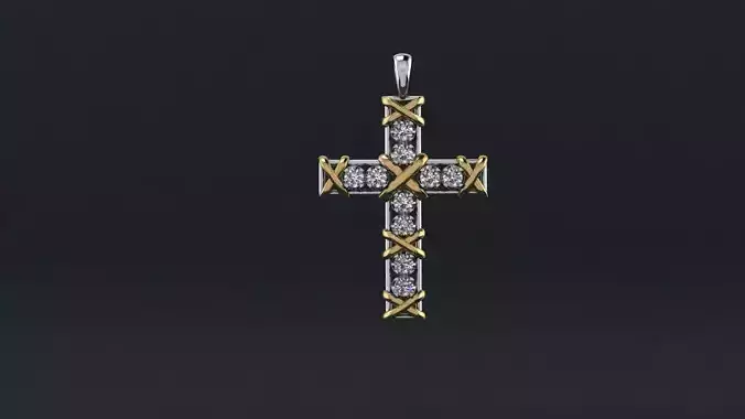 Tiffany Cross Pendant 