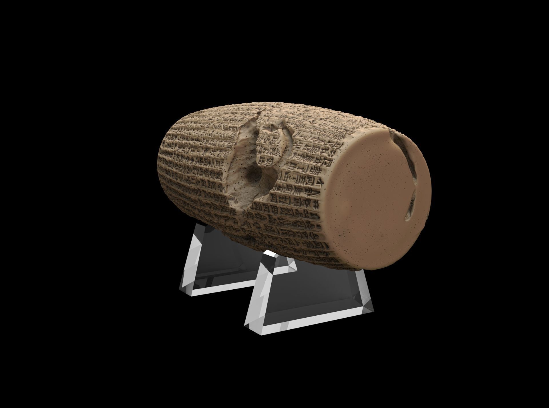 Cyrus Cylinder 539 BCE 3D print model_18