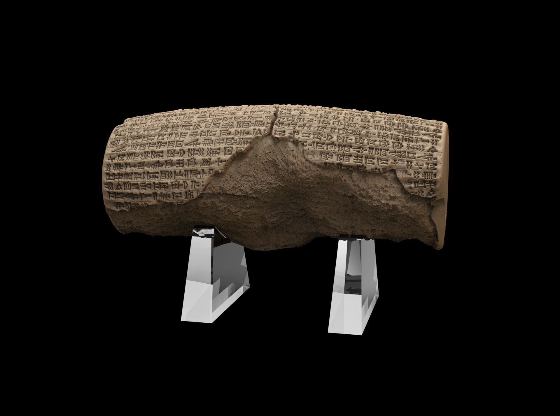 Cyrus Cylinder 539 BCE 3D print model_10