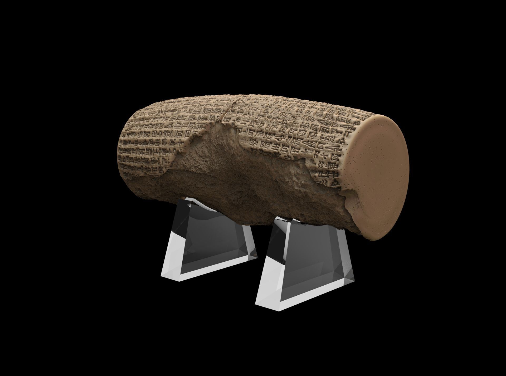 Cyrus Cylinder 539 BCE 3D print model_5