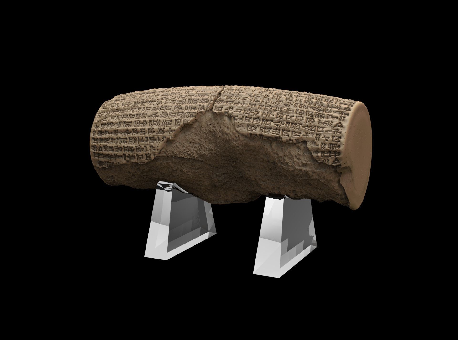 Cyrus Cylinder 539 BCE 3D print model_19