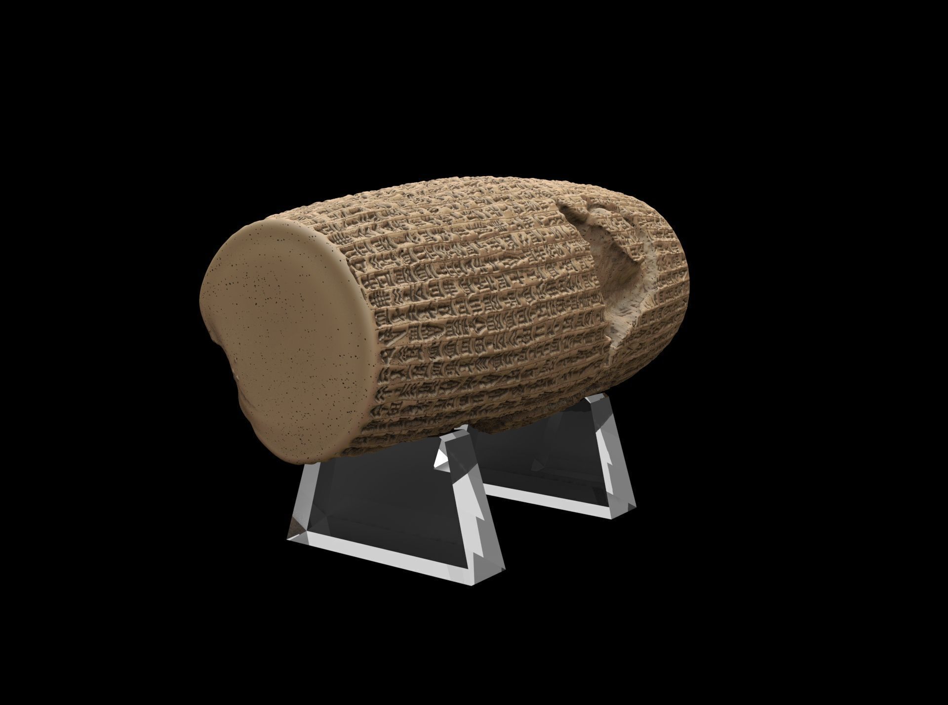 Cyrus Cylinder 539 BCE 3D print model_11