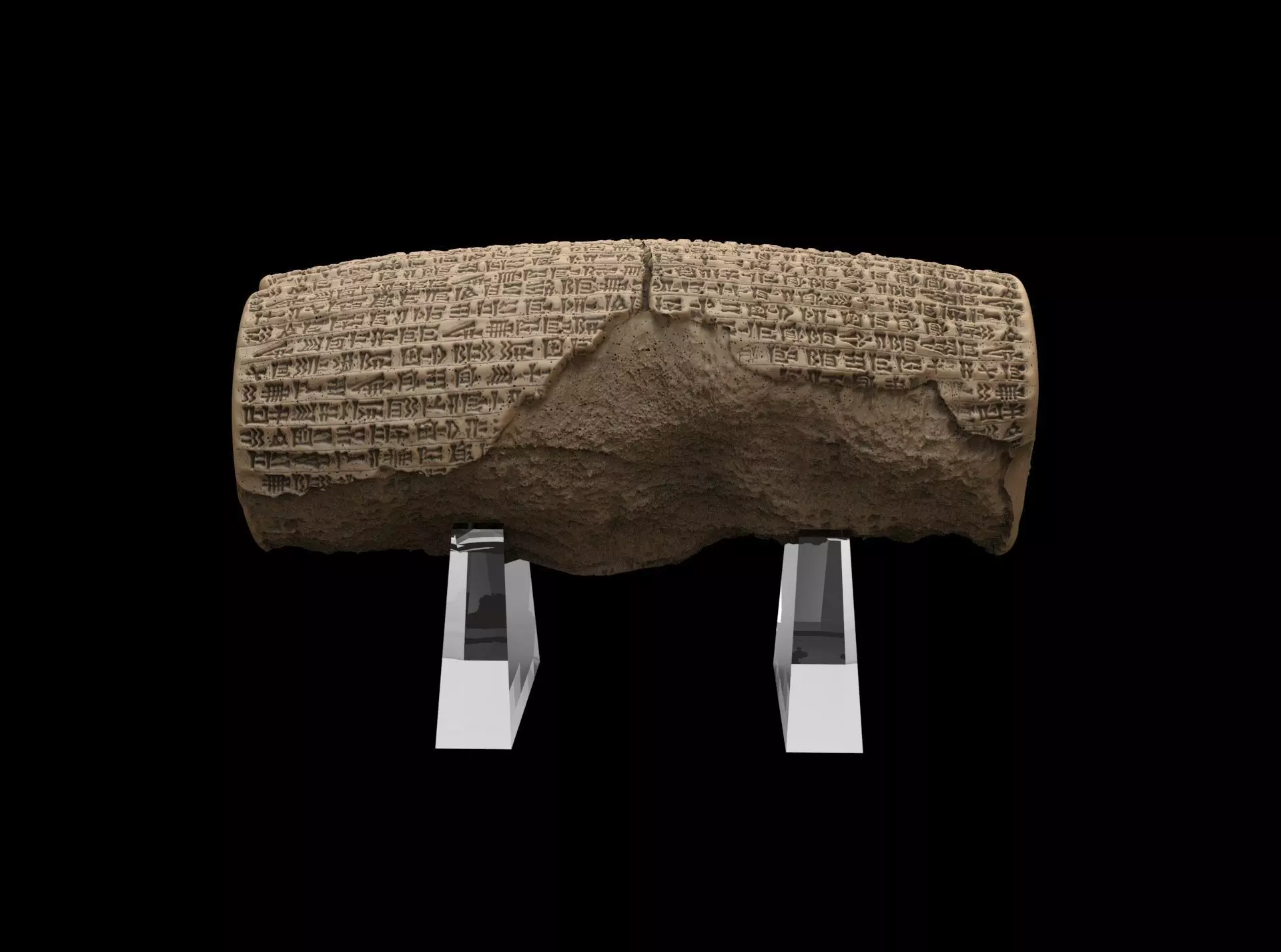 Cyrus Cylinder 539 BCE 3D print model_0