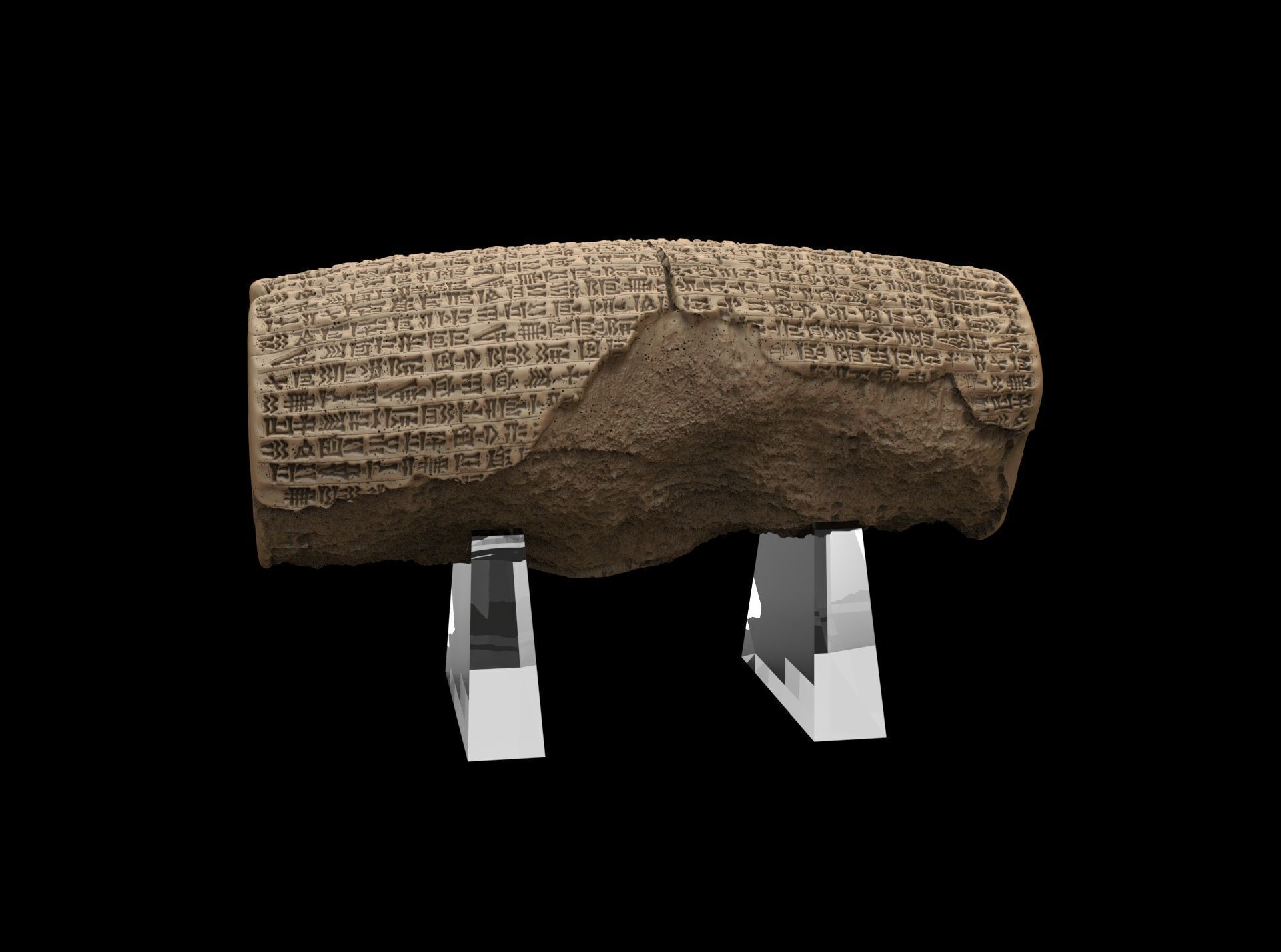 Cyrus Cylinder 539 BCE 3D print model_23