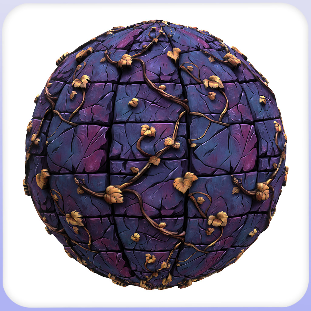  Stylized Wall Seamless Texture Texture_4