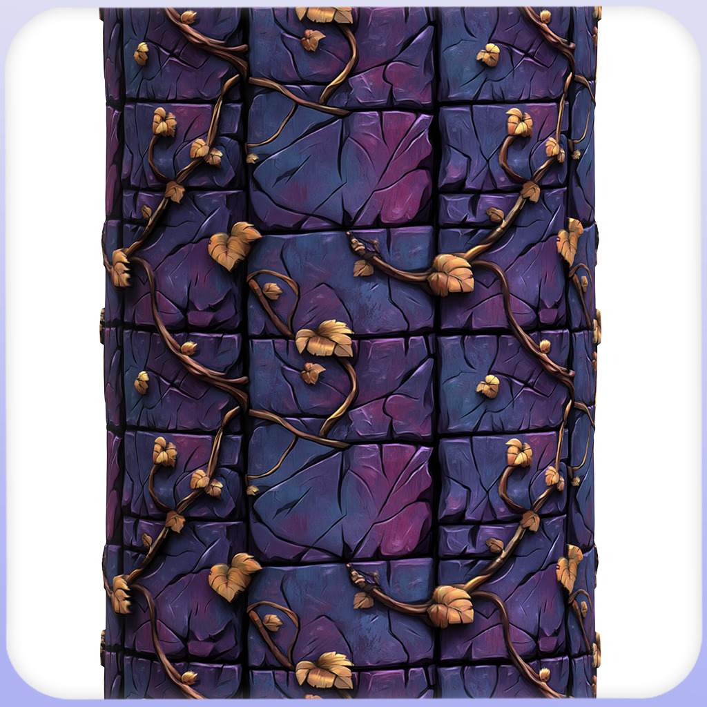  Stylized Wall Seamless Texture Texture_3