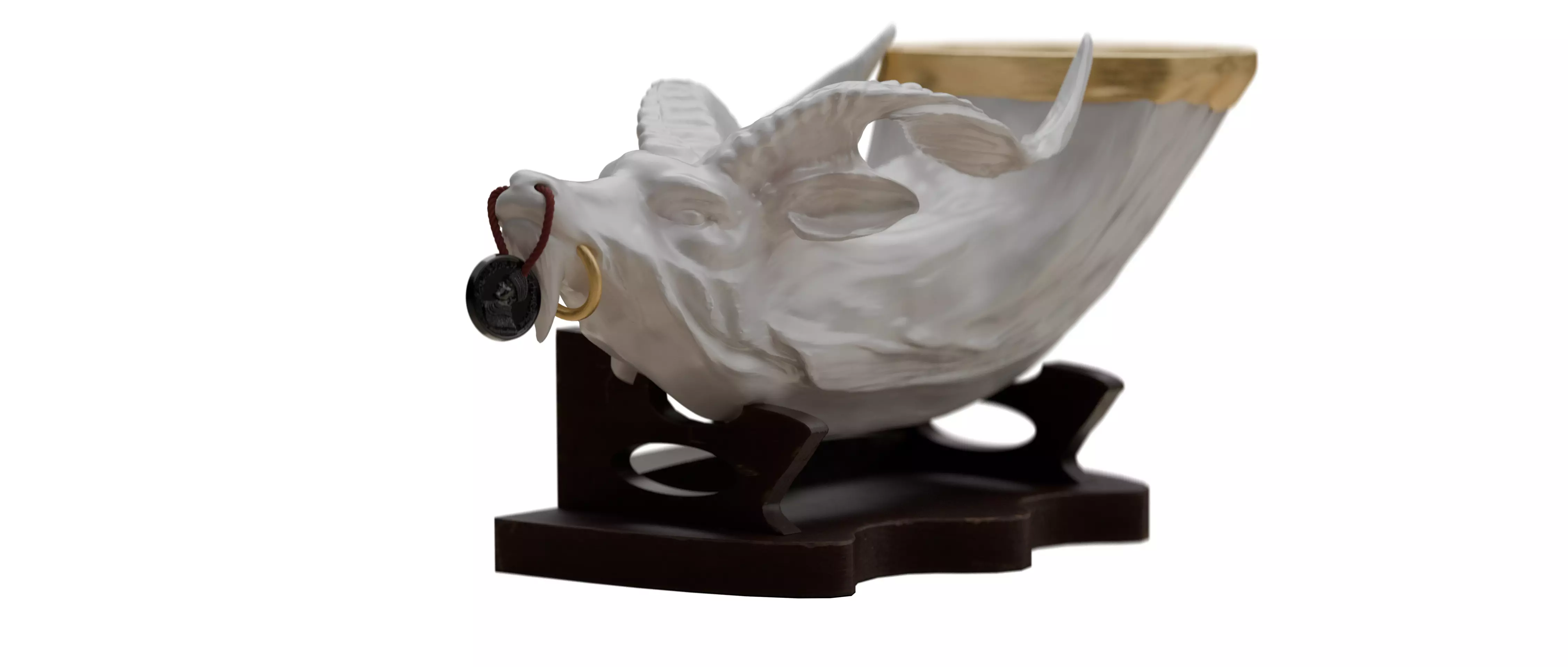 Horn bottles 3D model_0