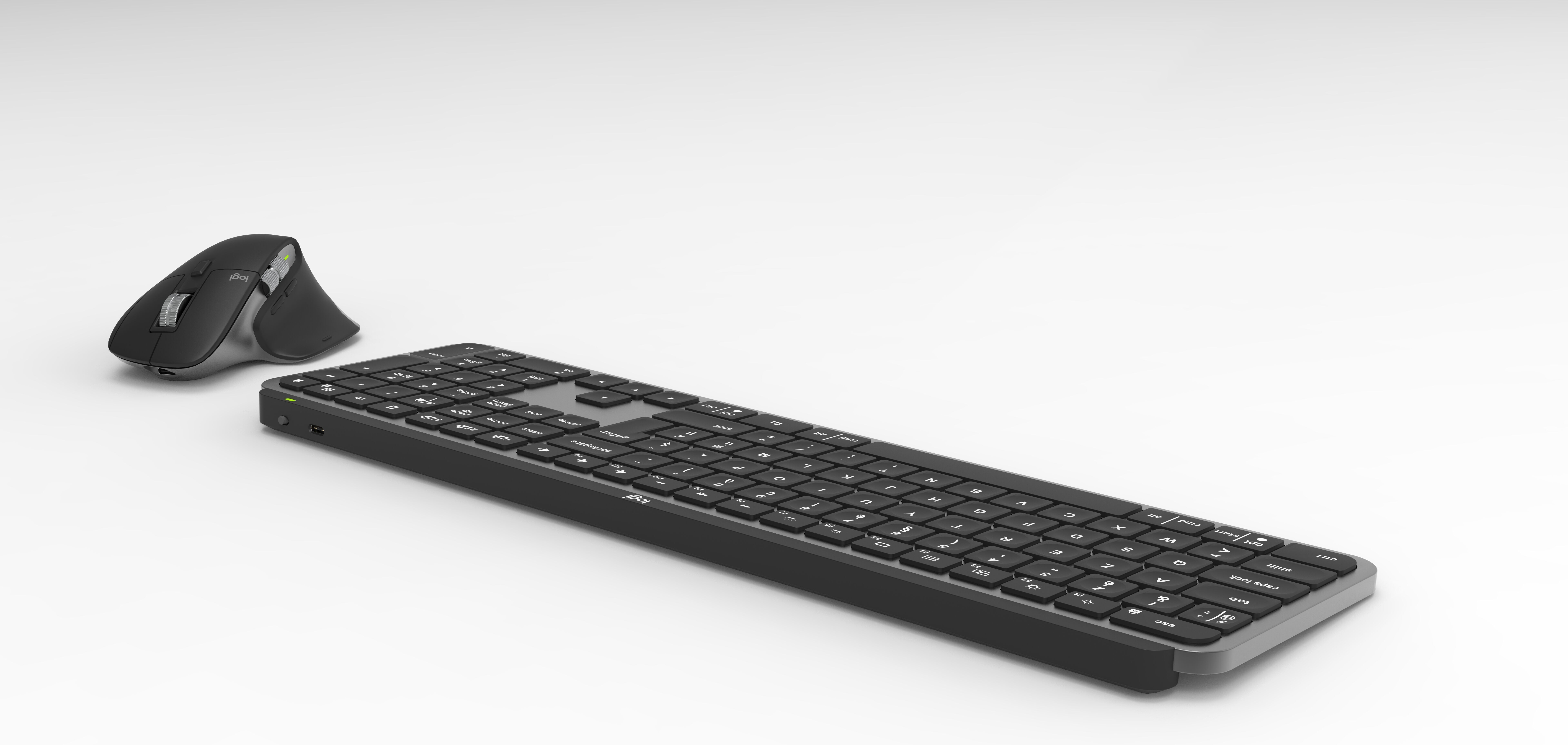 Keyboard and mouse Logitech MX Master 3  MX Keys combi 3D model_5